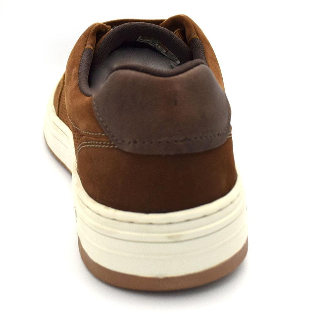 Sapatênis de Couro Masculino Free Way Marrom 4