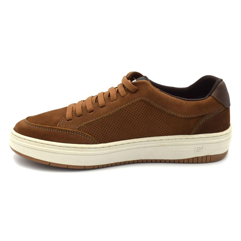 Sapatênis de Couro Masculino Free Way Marrom 5