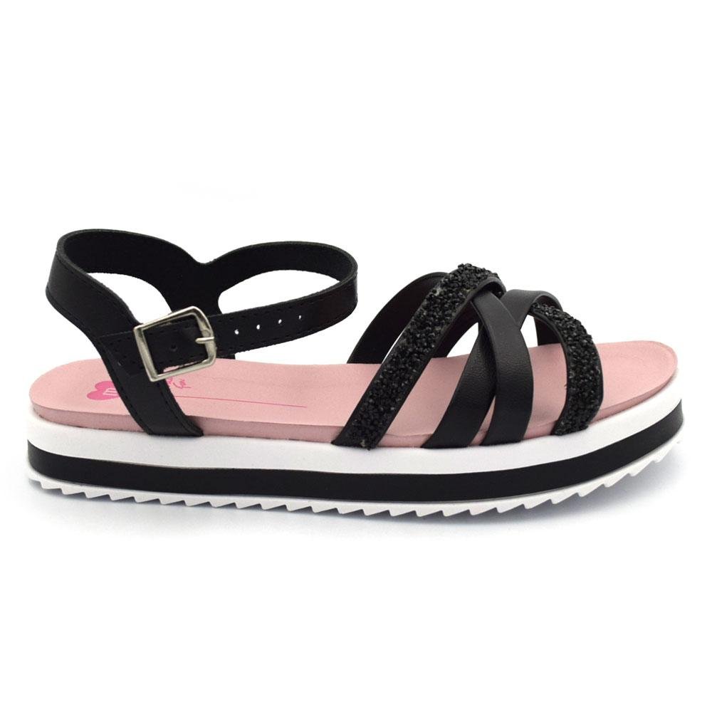 Papete Infantil de Menina Molekinha do 25 ao 34 2305.1569.9569 Preto 3