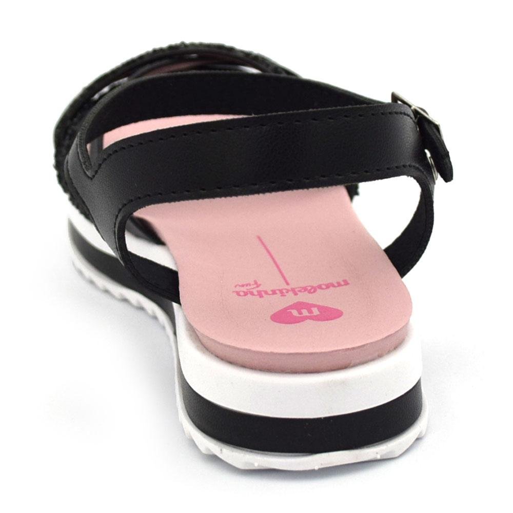 Papete Infantil de Menina Molekinha do 25 ao 34 2305.1569.9569 Preto 4