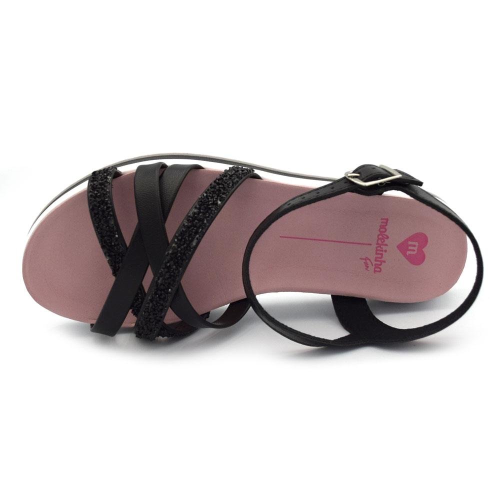 Papete Infantil de Menina Molekinha do 25 ao 34 2305.1569.9569 Preto 6