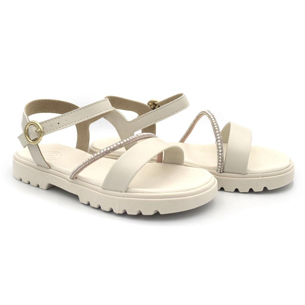 Papete Infantil de Menina Molekinha do 26 ao 36 2344.129.28104 Off White 2