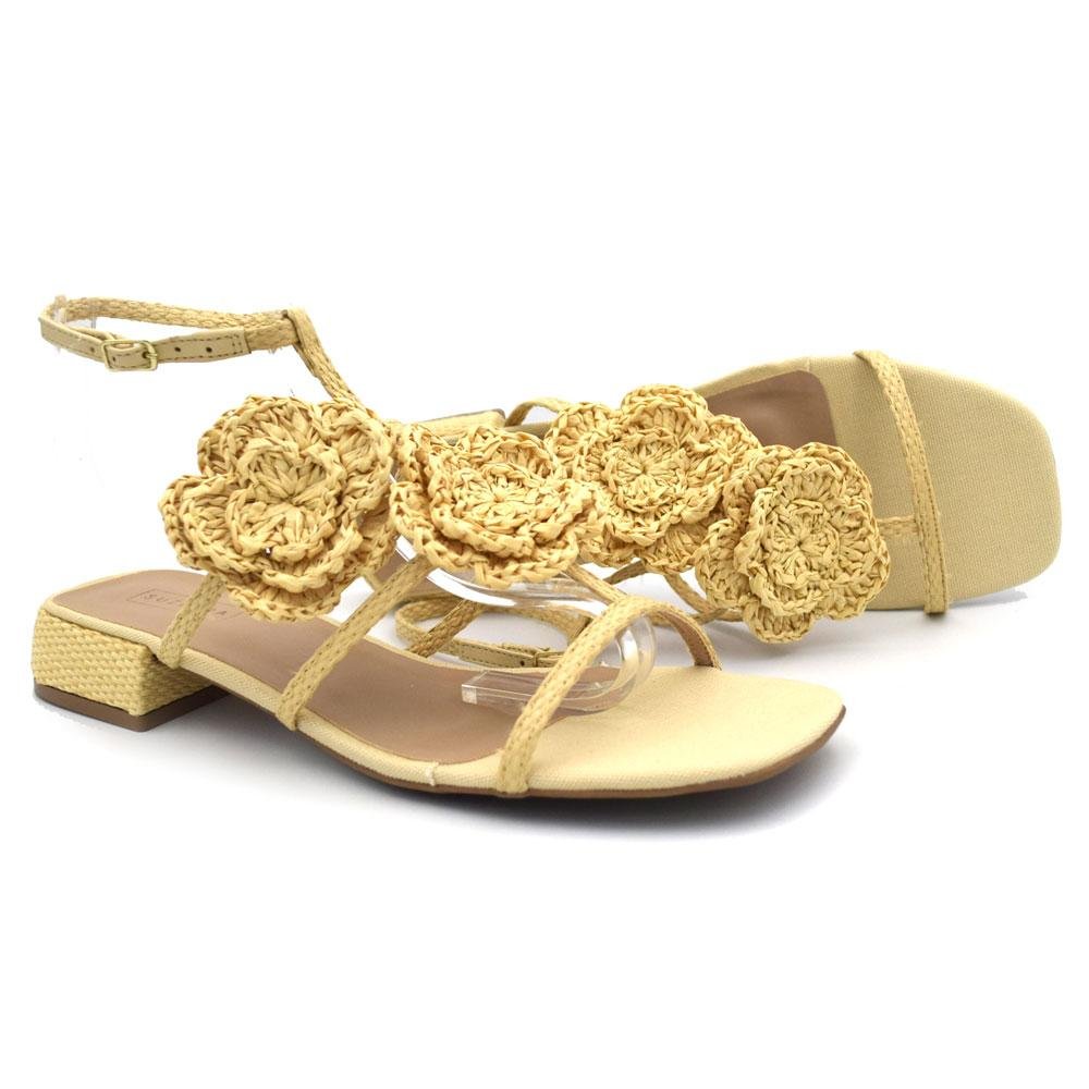 Sandália Feminina Suzzara 4331-11739 Amarelo 2