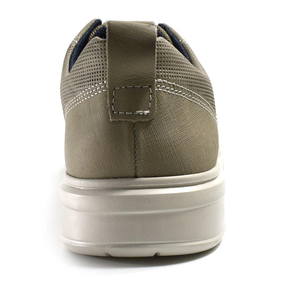 Tênis Casual de Couro Masculino Pegada 111902 Bege 4