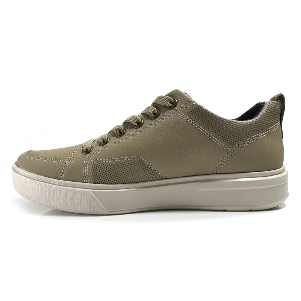 Tênis Casual de Couro Masculino Pegada 111902 Bege 5