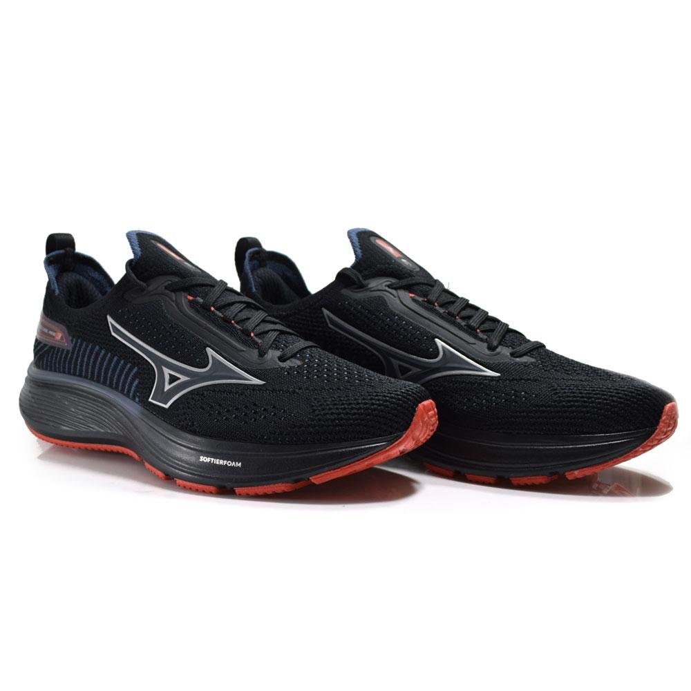 Tênis Infantil Mizuno Cool Ride 3 JR Preto 2