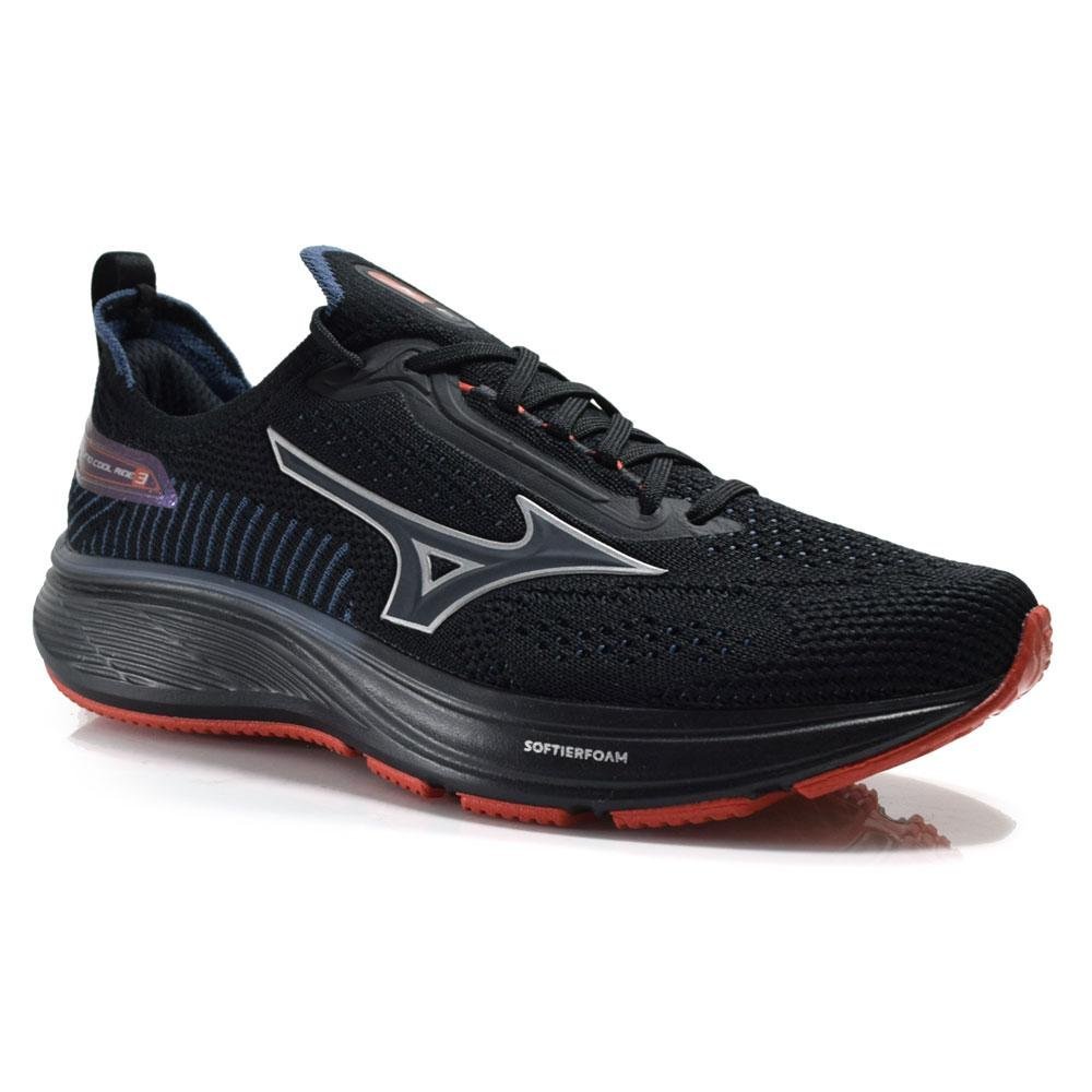 Tênis Infantil Mizuno Cool Ride 3 JR Preto 5