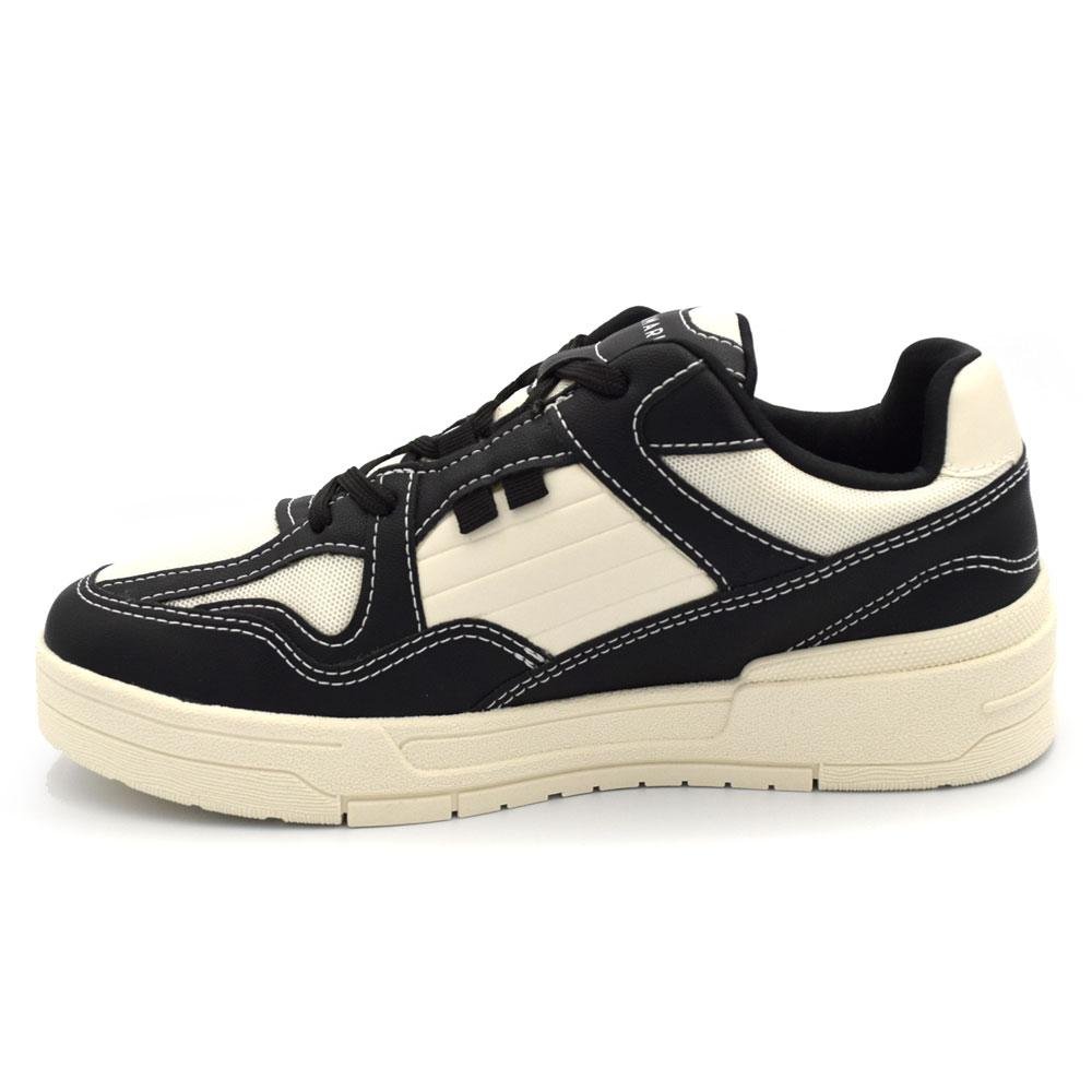 Tênis Casual Feminino Ramarim 2589206 Preto/Bege 5