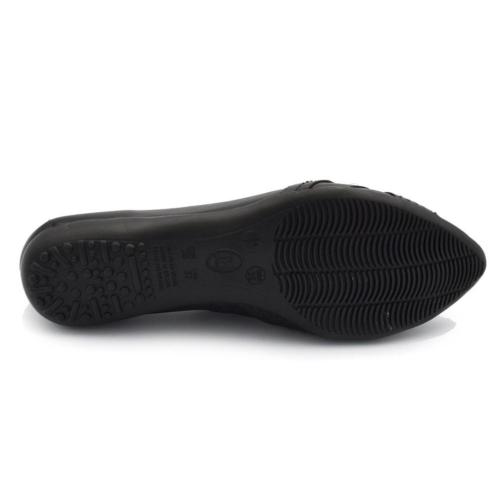 Sapatilha de Couro Feminina Bottero 353329 Preto 3