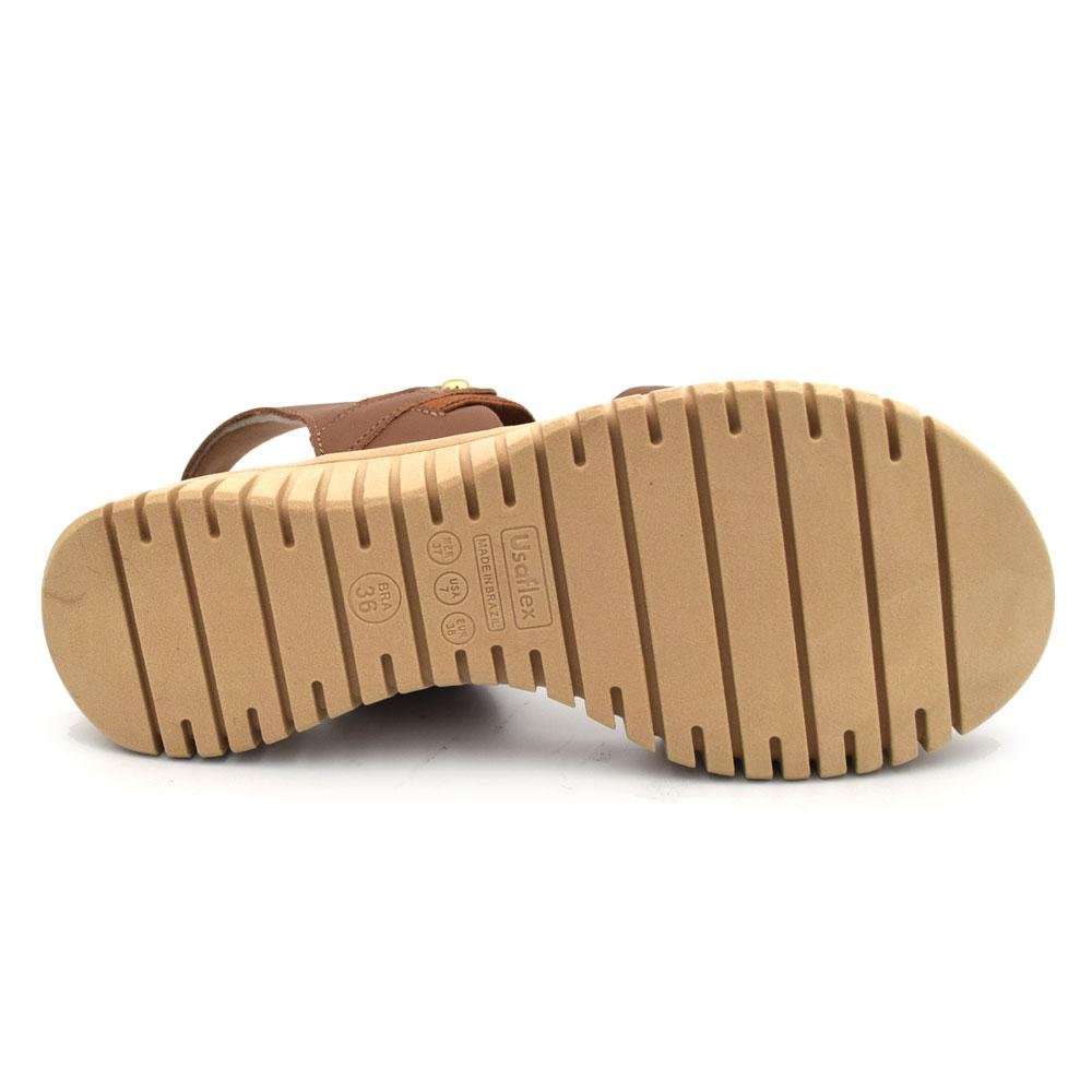 Papete de Couro Feminina Usaflex Marrom 6