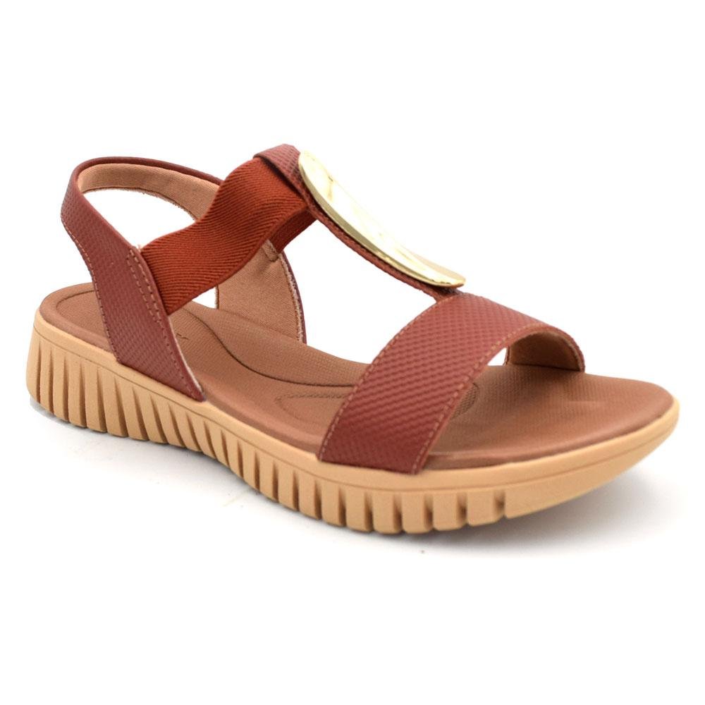 Papete de Couro Feminina Usaflex Marrom 1