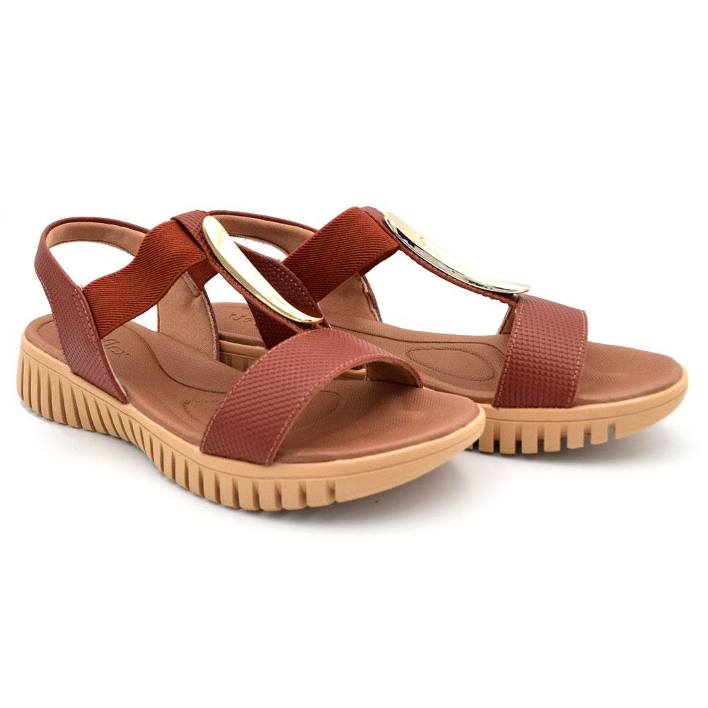 Papete de Couro Feminina Usaflex Marrom 2