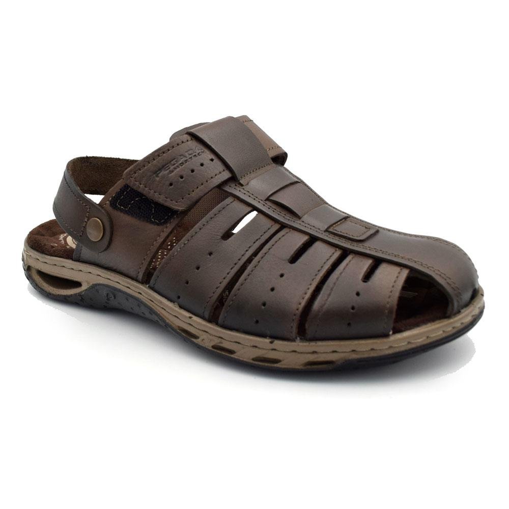 Papete de Couro Masculina Pegada Marrom 1