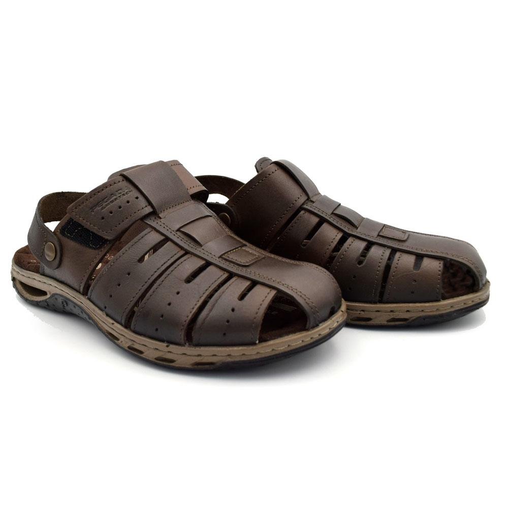 Papete de Couro Masculina Pegada Marrom 2