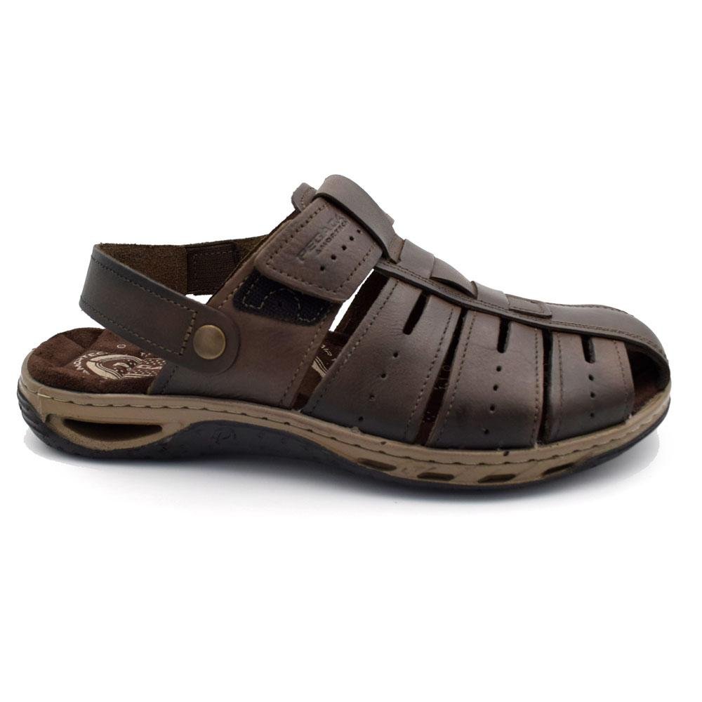 Papete de Couro Masculina Pegada Marrom 3