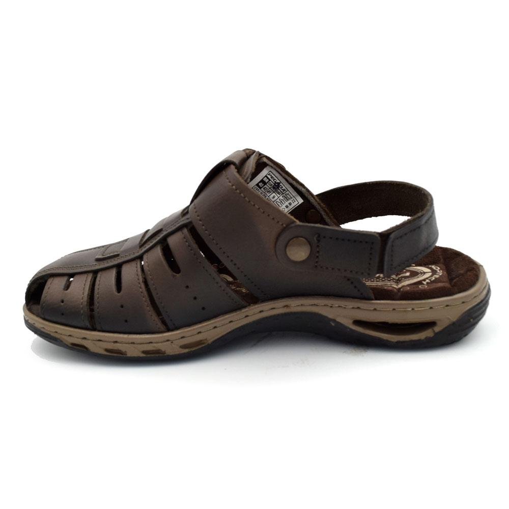 Papete de Couro Masculina Pegada Marrom 5