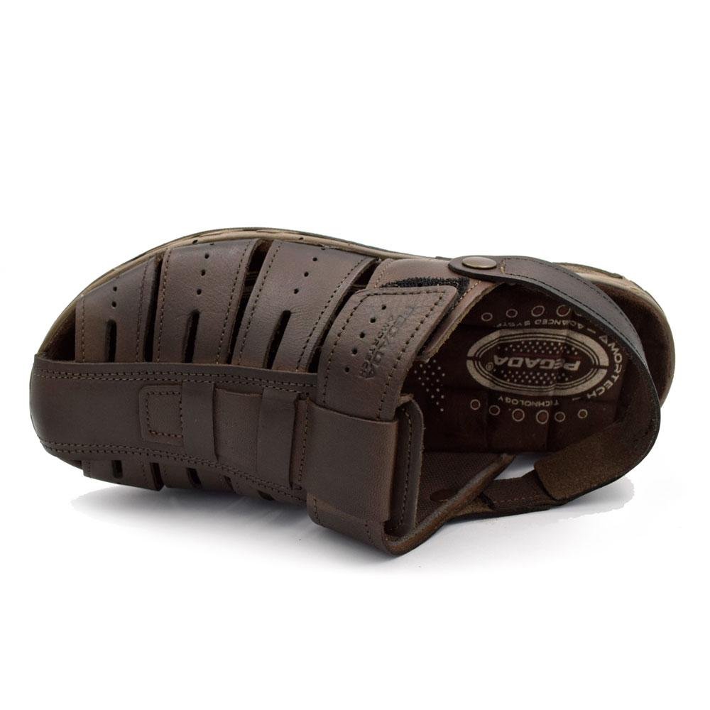 Papete de Couro Masculina Pegada Marrom 6
