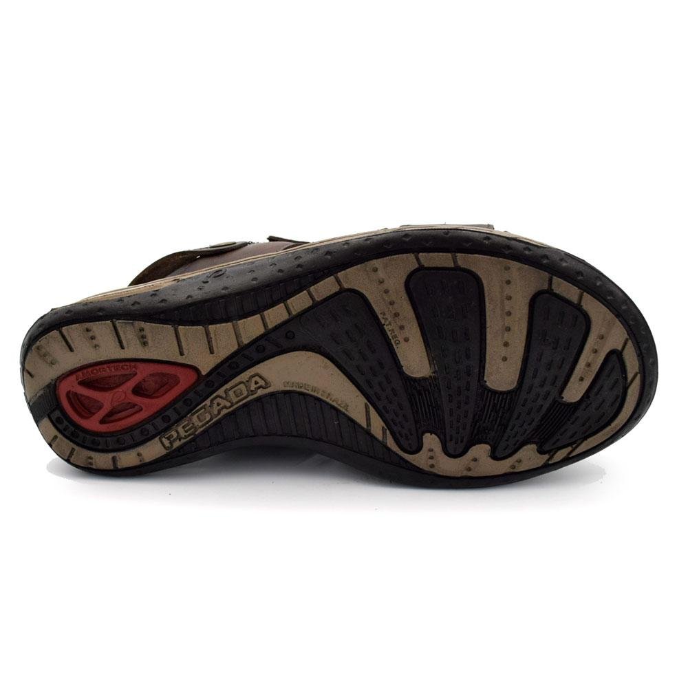 Papete de Couro Masculina Pegada Marrom 7