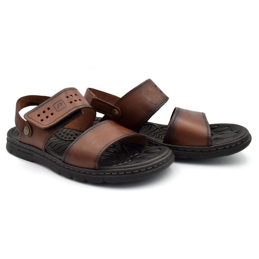 Papete de Couro Masculina Pegada Marrom 2