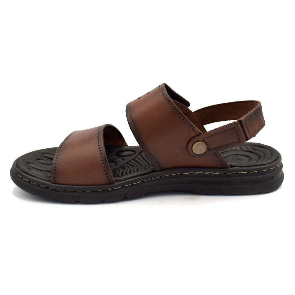 Papete de Couro Masculina Pegada Marrom 5