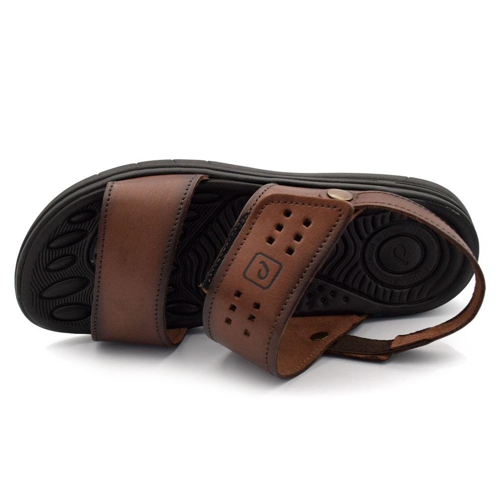 Papete de Couro Masculina Pegada Marrom 6