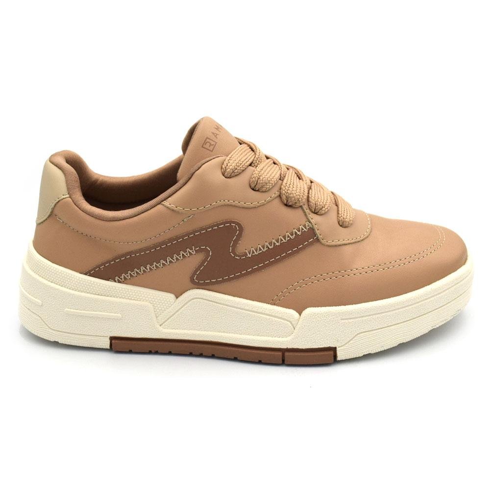 Tênis Casual Feminino Ramarim Marrom 3