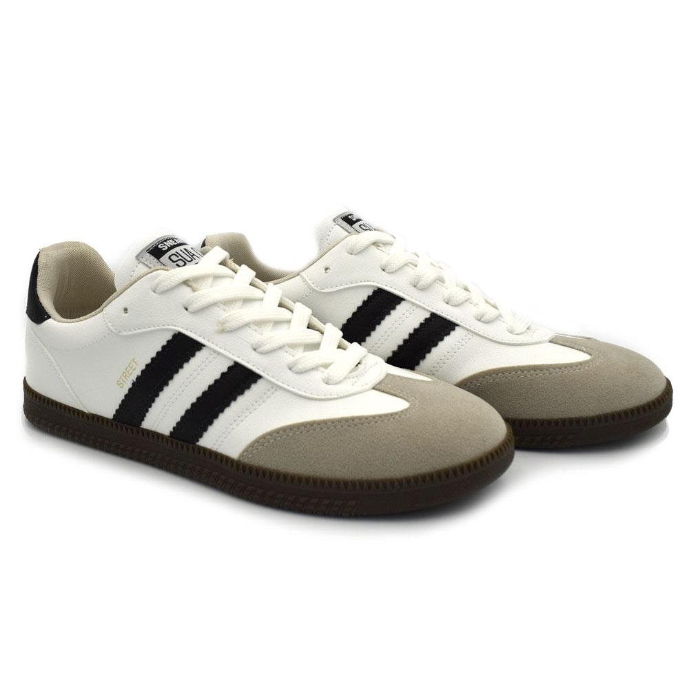 Tênis Casual Feminino Sua Cia Branco/Preto 2