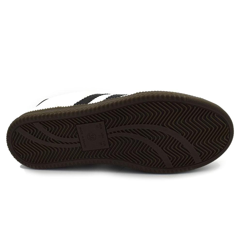 Tênis Casual Feminino Sua Cia Branco/Preto 7
