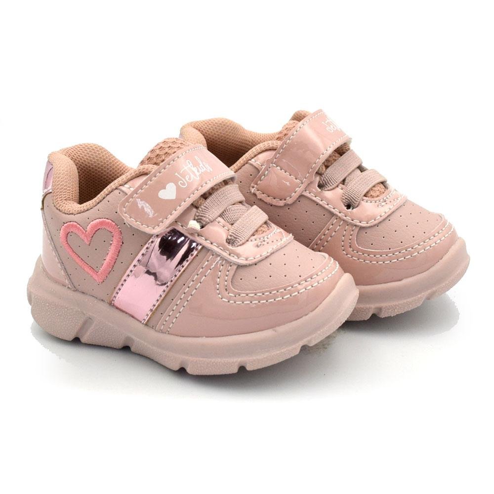 Tênis Infantil de Menina Jet Kids do 18 ao 24 Rosa 2