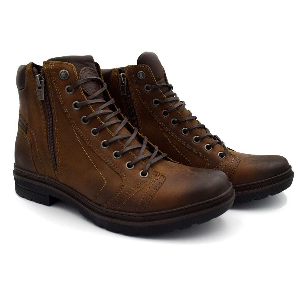 Coturno de Couro Masculino Free Way Marrom 2