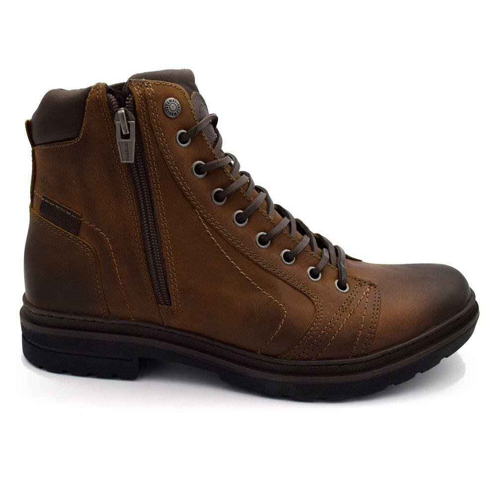 Coturno de Couro Masculino Free Way Marrom 3