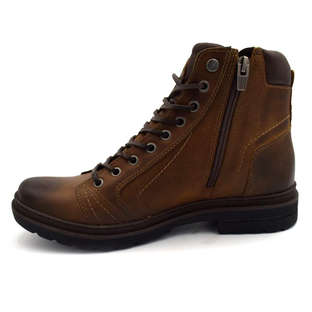 Coturno de Couro Masculino Free Way Marrom 5