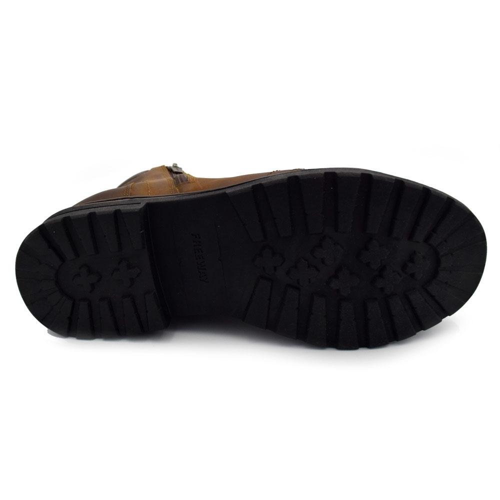 Coturno de Couro Masculino Free Way Marrom 7