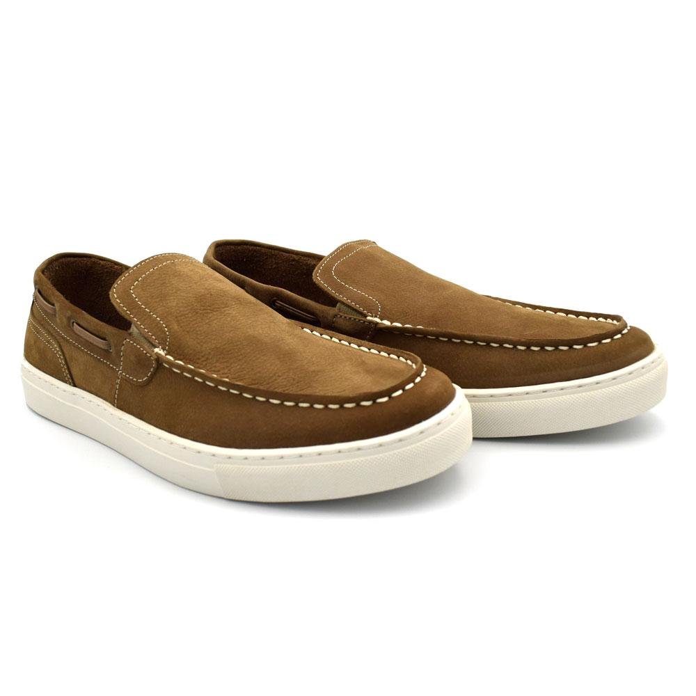 Mocassim de Couro Masculino Free Way Marrom 2