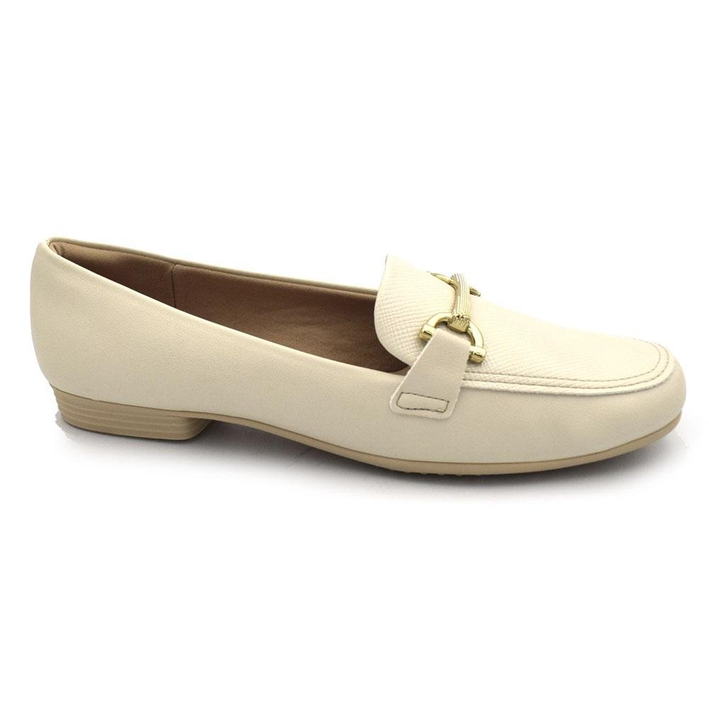 Mocassim Feminino Piccadilly Off White 3