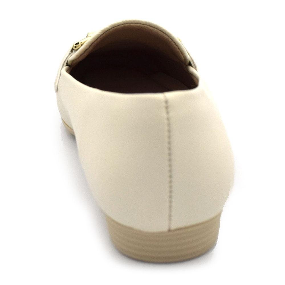 Mocassim Feminino Piccadilly Off White 4