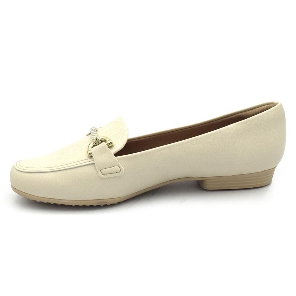 Mocassim Feminino Piccadilly Off White 5