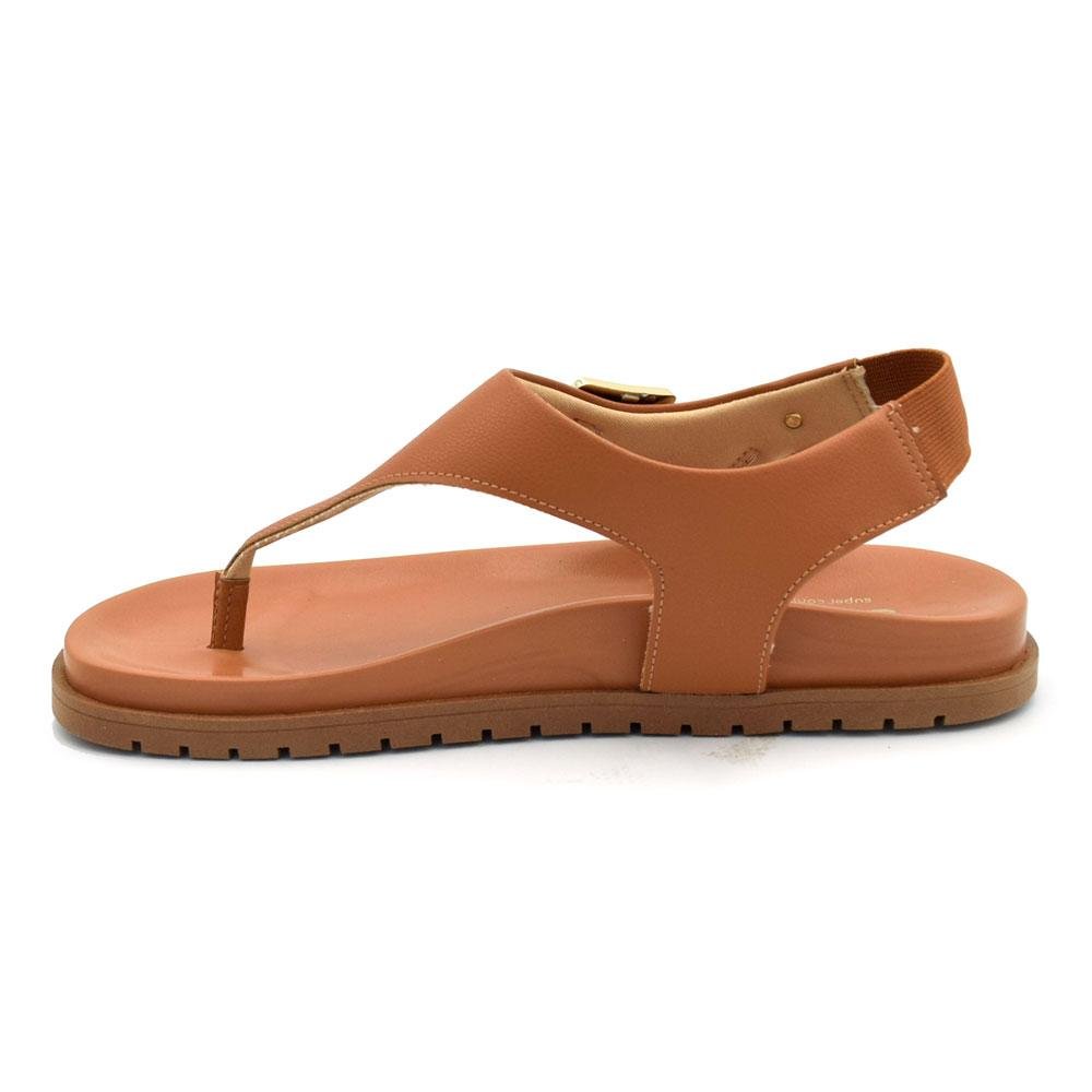 Papete Feminina Softli Marrom 5