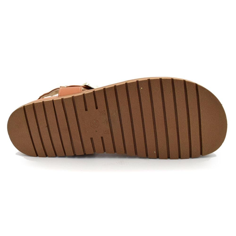 Papete Feminina Softli Marrom 7