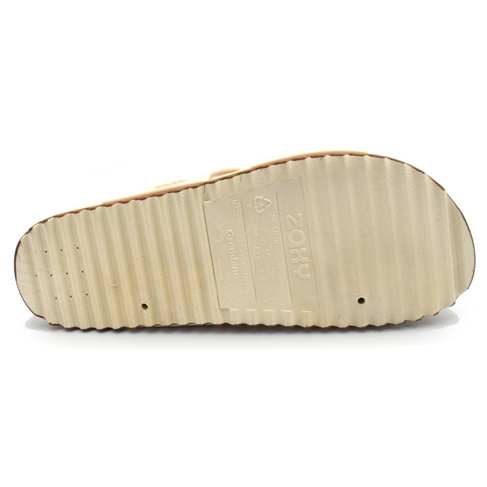 Papete Feminina Zaxy Charms Creme