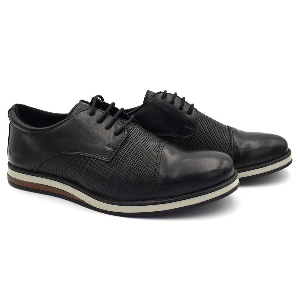 Sapato Social de Couro Masculino BR2 Preto 2