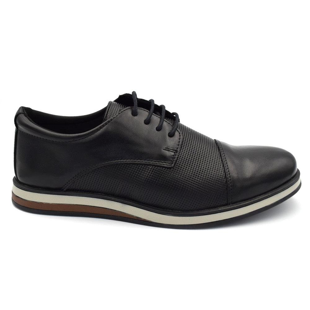 Sapato Social de Couro Masculino BR2 Preto 3