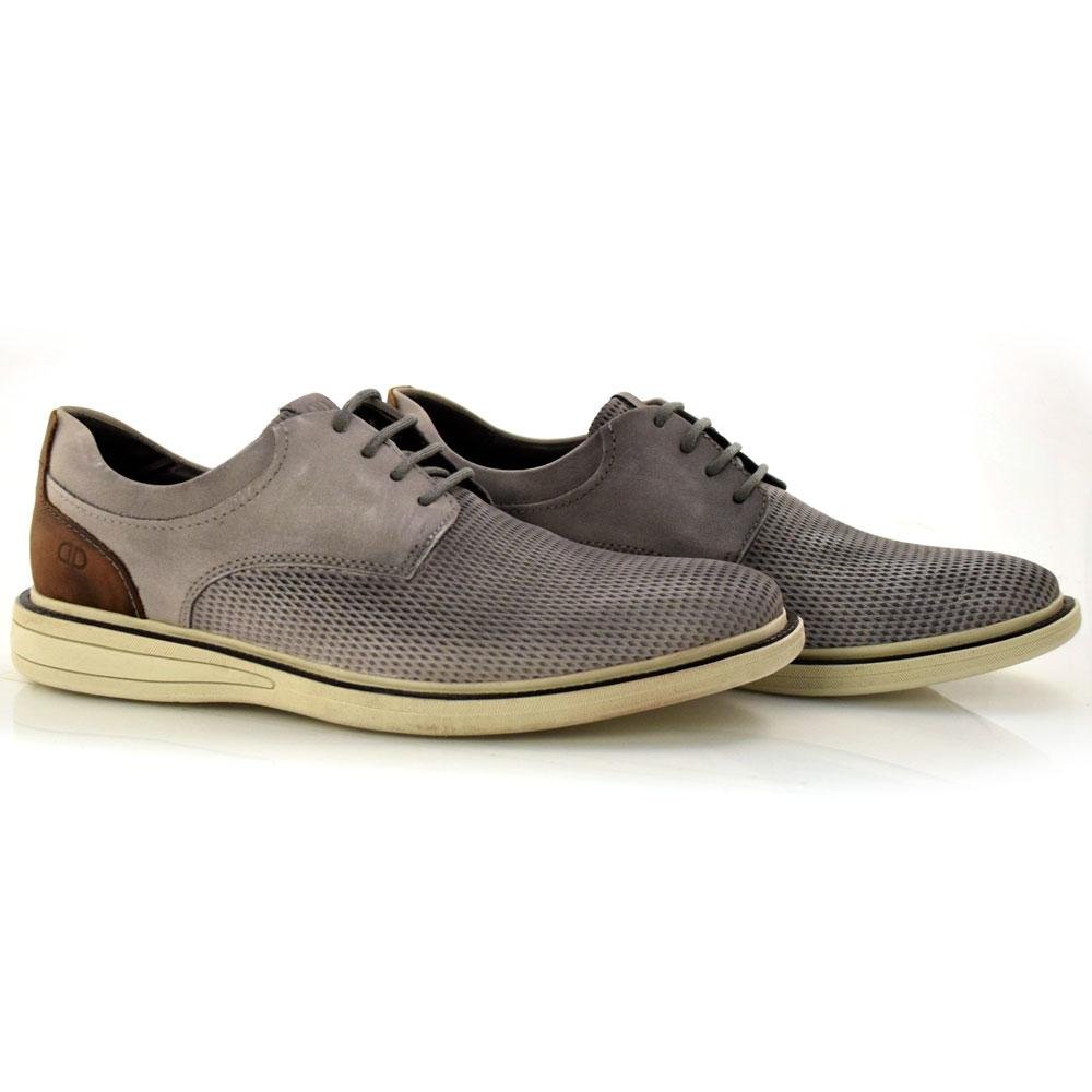 Sapato Social Masculino de Couro Bay 273104 Cinza 2