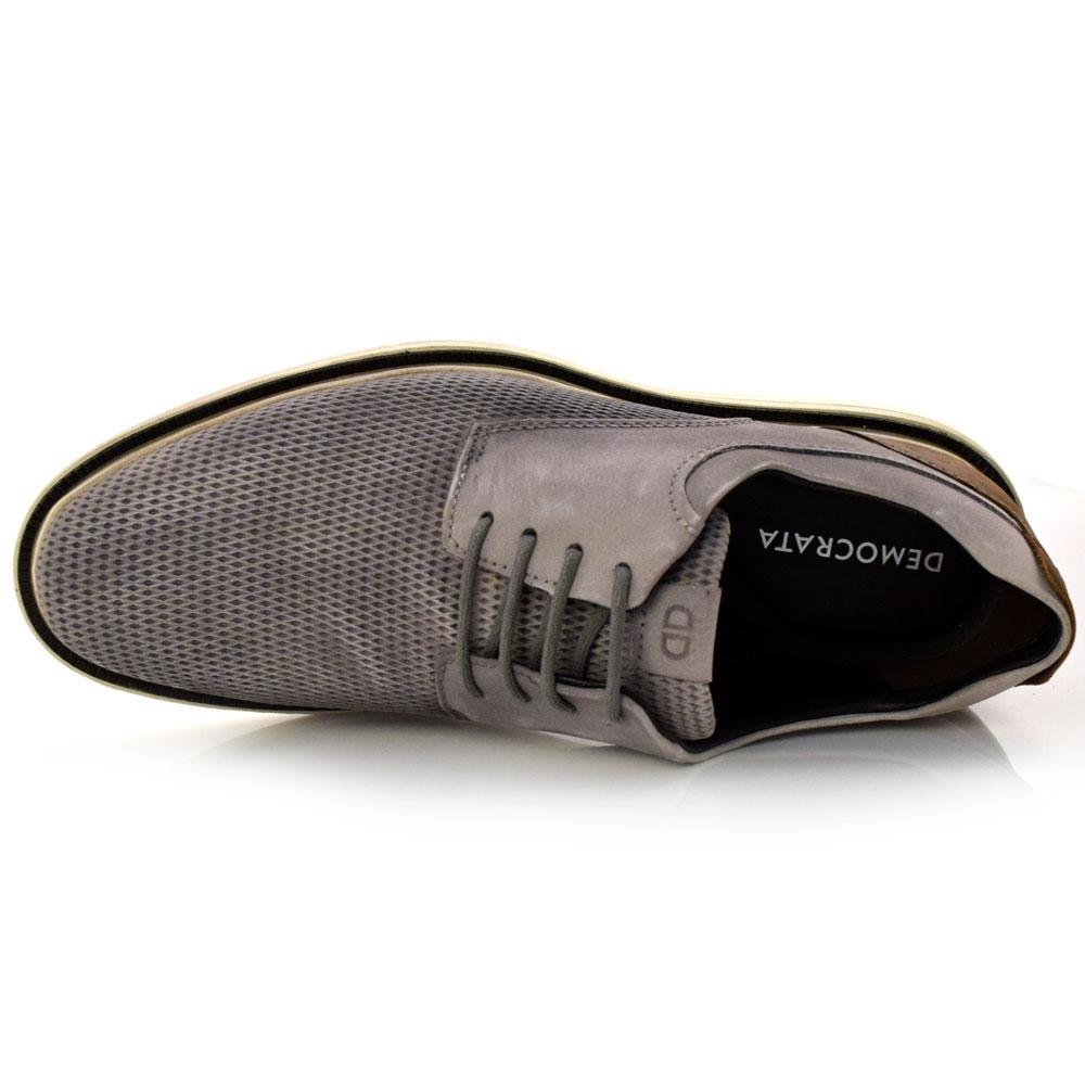 Sapato Social Masculino de Couro Bay 273104 Cinza 6