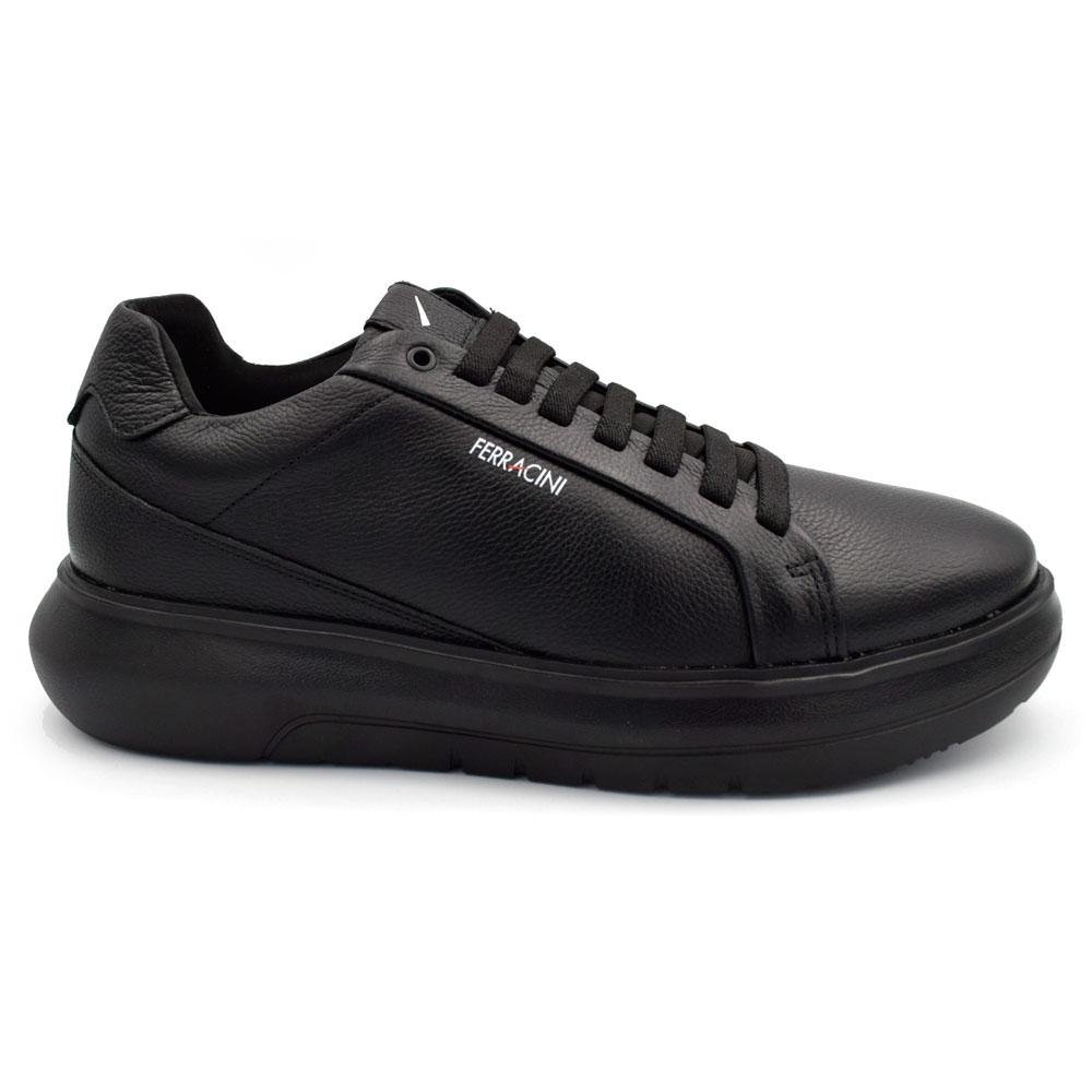 Tênis Casual de Couro Masculino Ferracini Energy Preto 3