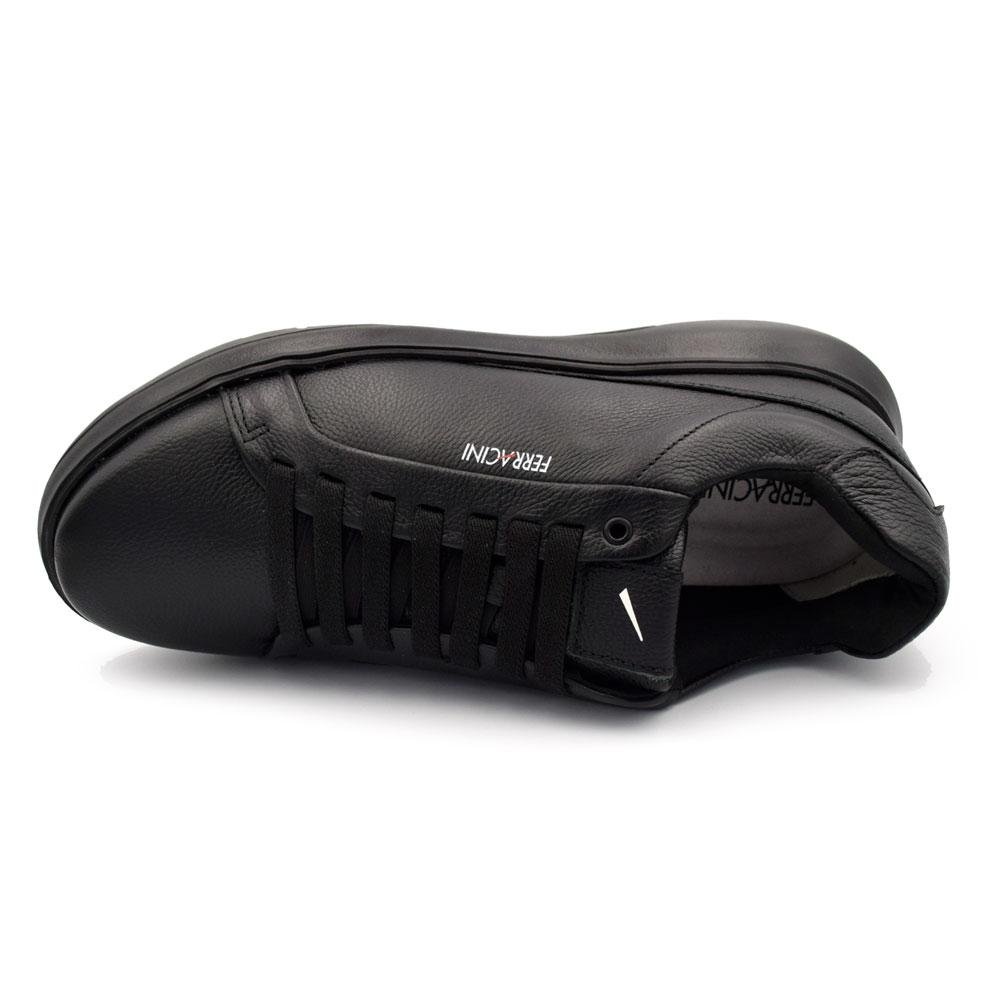 Tênis Casual de Couro Masculino Ferracini Energy Preto 6