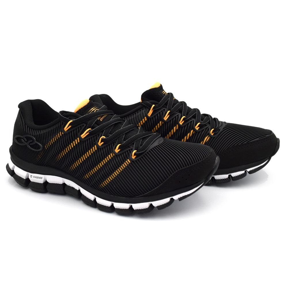 Tênis Infantil de Menino Olympikus Dynamic Preto/Amarelo 7