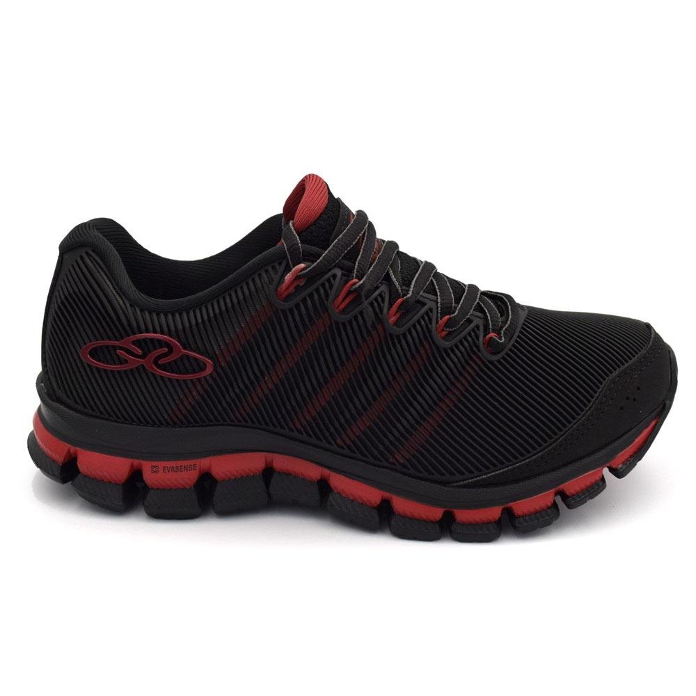 Tênis Infantil de Menino Olympikus Dynamic Preto/Vermelho 3