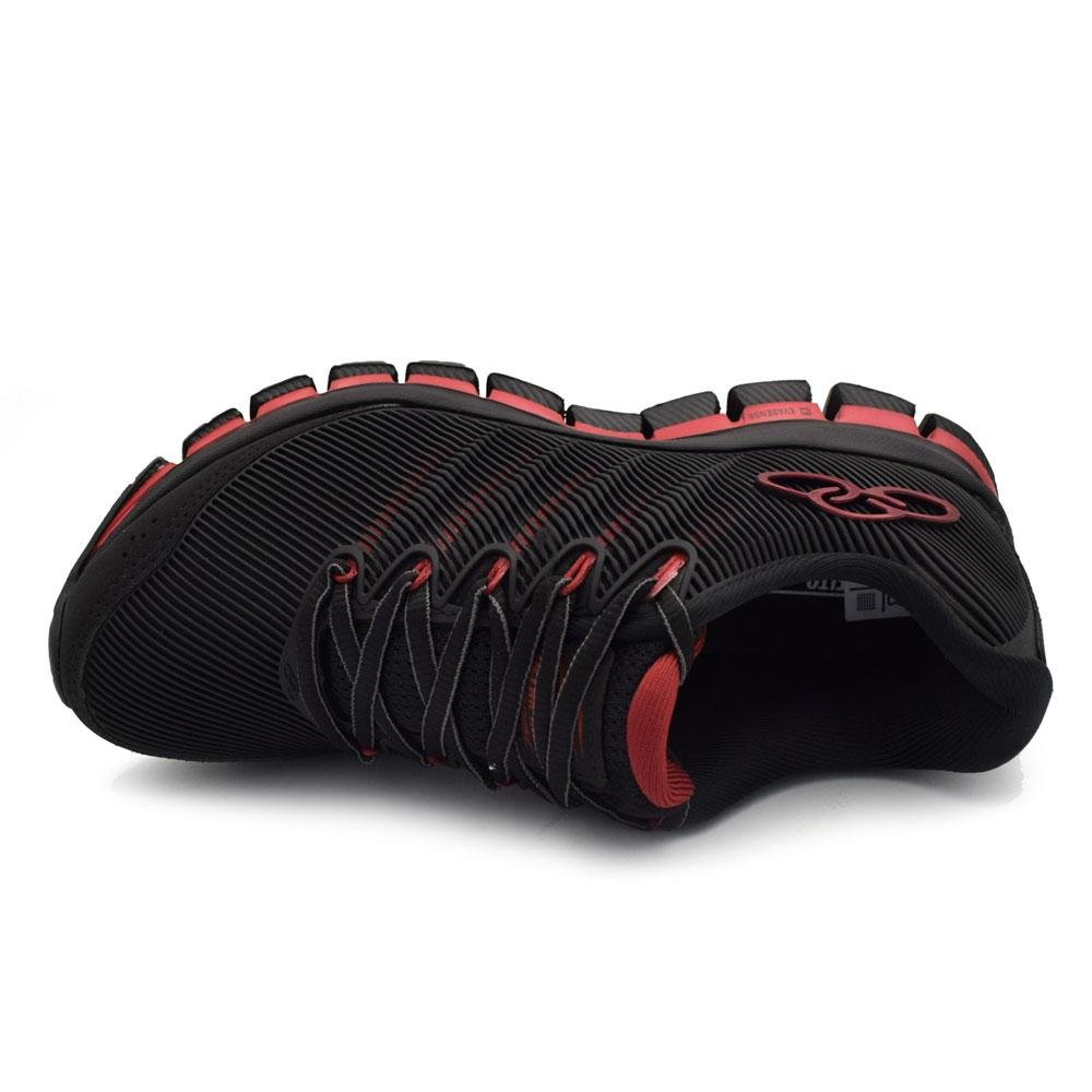 Tênis Infantil de Menino Olympikus Dynamic Preto/Vermelho 6