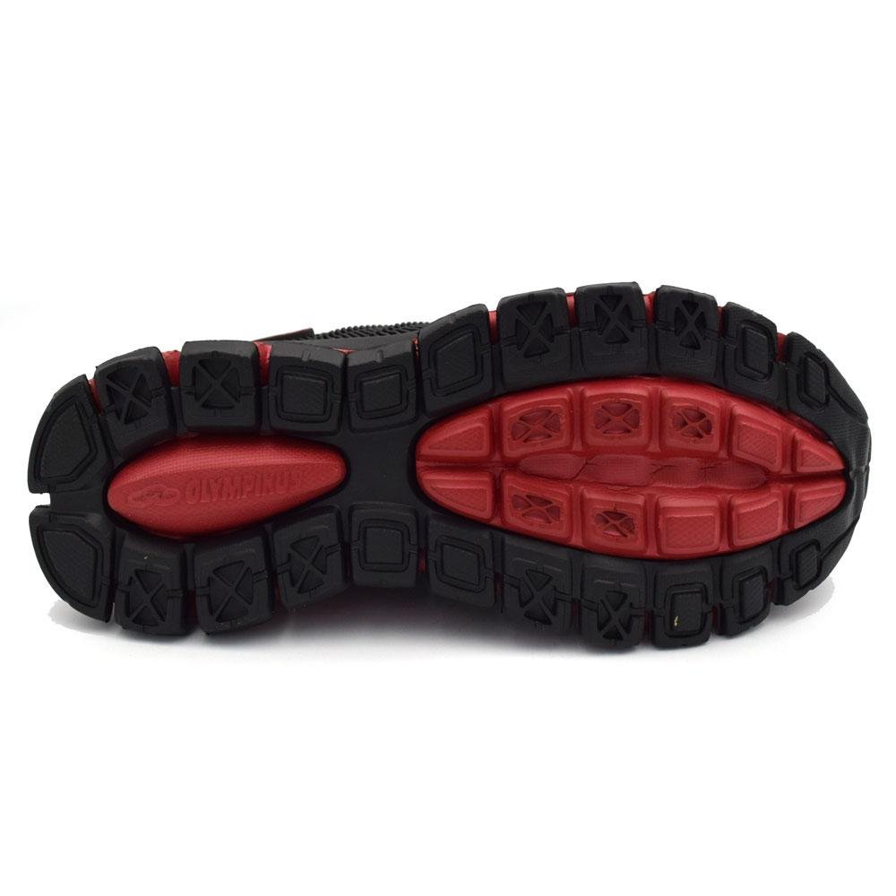 Tênis Infantil de Menino Olympikus Dynamic Preto/Vermelho 7